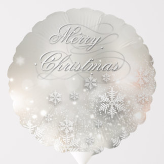 Christmas Elegant Snowflakes Balloon