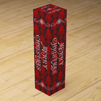 Christmas Elegant, Victorian Red Damask