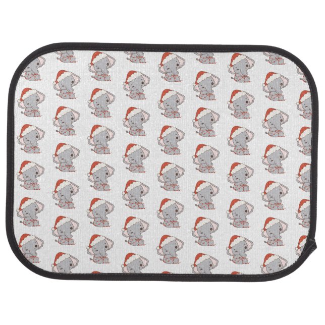 Christmas Elephant Car Mats (Rear)