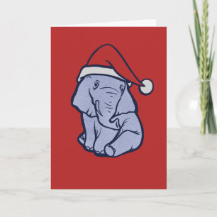 Christmas Elephant Card