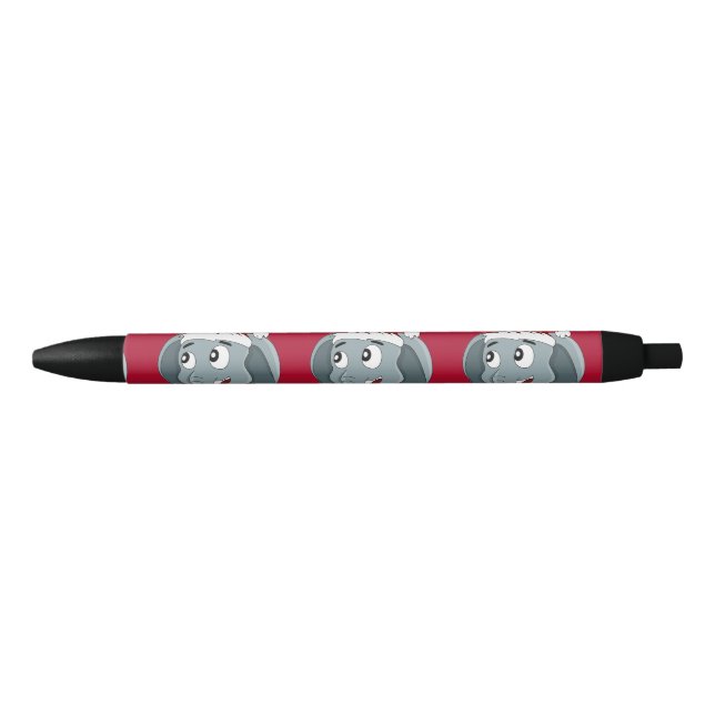 Christmas elephant cartoon  pen (Front)