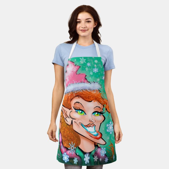 Christmas Elf Apron (Worn)