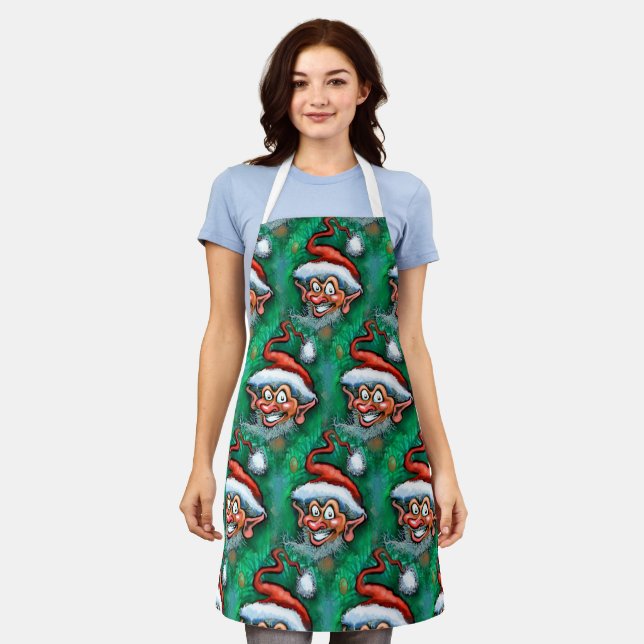Christmas Elf Apron (Worn)