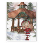 Christmas Elf at North Pole Temporary Tattoos
