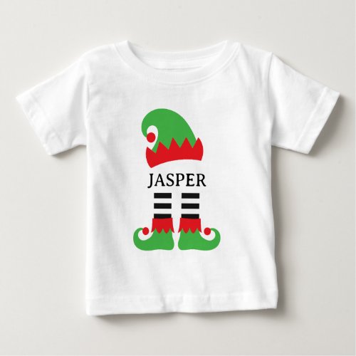 Christmas Elf Baby T_Shirt