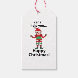Christmas Elf Can I Help You Happy Christmas Elf