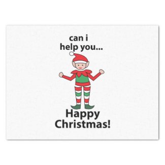 Christmas Elf Can I Help You Happy Christmas Elf
