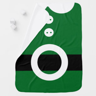Christmas Elf Costume - Clean Christmas graphic Baby Blanket
