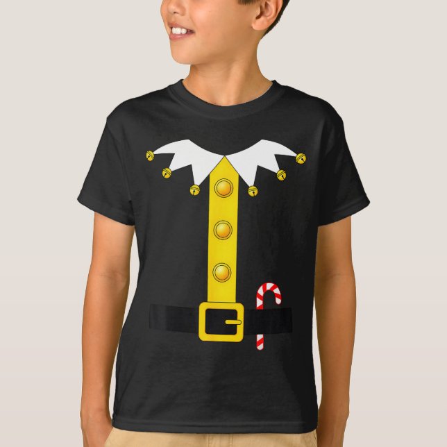 Christmas Elf Costume  T-Shirt (Front)
