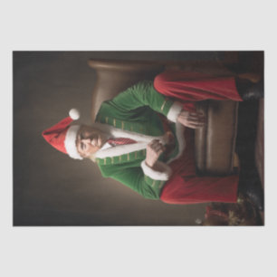 Christmas Elf Donald Trump Tissue Paper