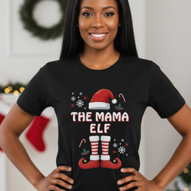 Christmas Elf Family Matching Funny Black T-Shirt (Christmas Elf Family Matching Funny Black T-Shirt
)
