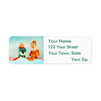 Christmas Elf First Date Label