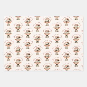 Christmas Elf From Santa Wrapping Paper Sheets