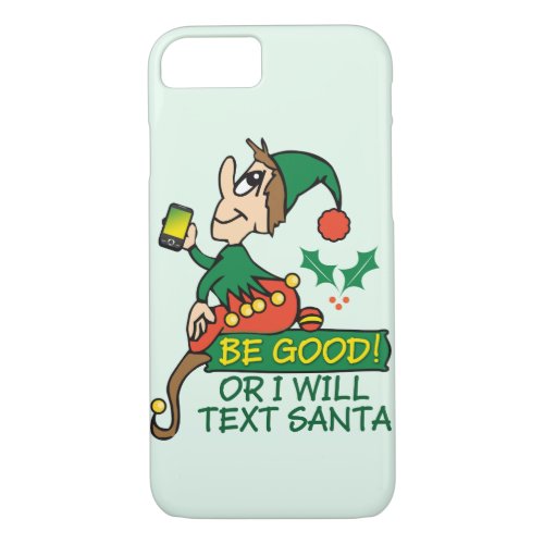 Christmas Elf Funny Design iPhone 87 Case