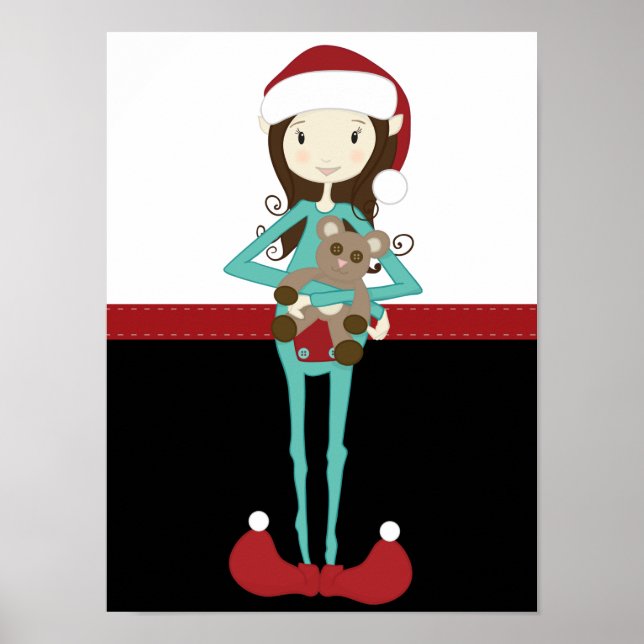 Christmas Elf Girl Poster (Front)