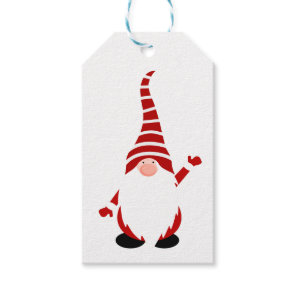 Christmas elf gnome dwarf santa holiday classic  gift tags
