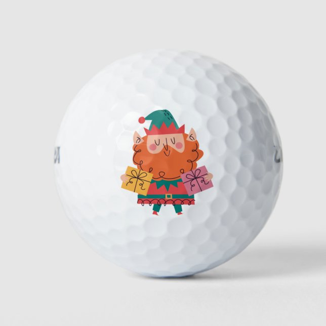 Christmas elf golf balls (Front)