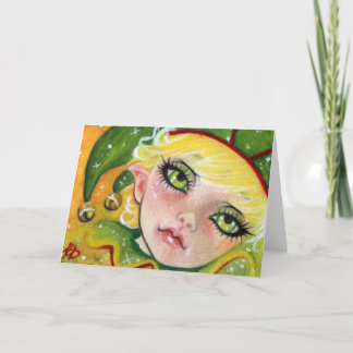 Christmas Elf Greeting Card