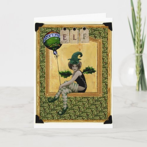 Christmas Elf Greeting Card