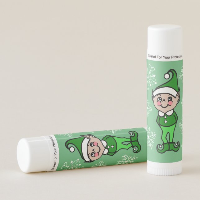 Christmas Elf Holiday Lip Balm Gift (Front)