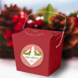 Christmas Elf Homemade Goods Holiday Baking Small Classic Round Sticker<br><div class="desc">Create small stickers to label your Christmas holiday homemade goods,  cookies,  candy,  treats,  party favors and more featuring fun elf legs with green boots,  striped tights and jingle bells with your message in chic lettering. MATCHING items in our store.</div>
