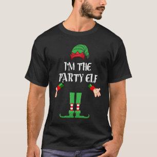 Christmas Elf  I'm The Party Elf Matching Xmas T-Shirt