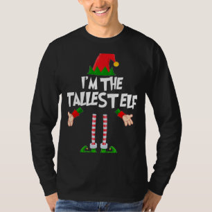 Christmas Elf I'm The Tallest Elf Matching Xmas T-Shirt
