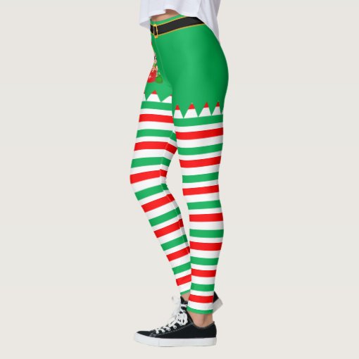 Christmas Elf Leggings | Zazzle