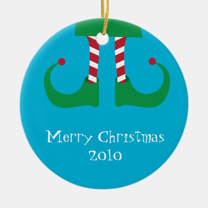 Christmas Elf Legs Ornament | Zazzle.com