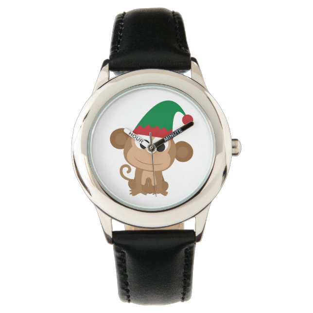 Christmas Elf Monkey Watch (Front)
