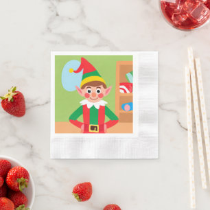 Christmas Elf Napkin