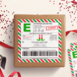 Christmas Elf North Pole Address Shipping Labels<br><div class="desc">Help Santa dress up his presents for your loved ones. Your kids will be chuffed to receive personalized mail from the Elf Department.</div>