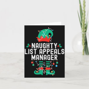 Christmas Elf Office Team Party Family Matching Card