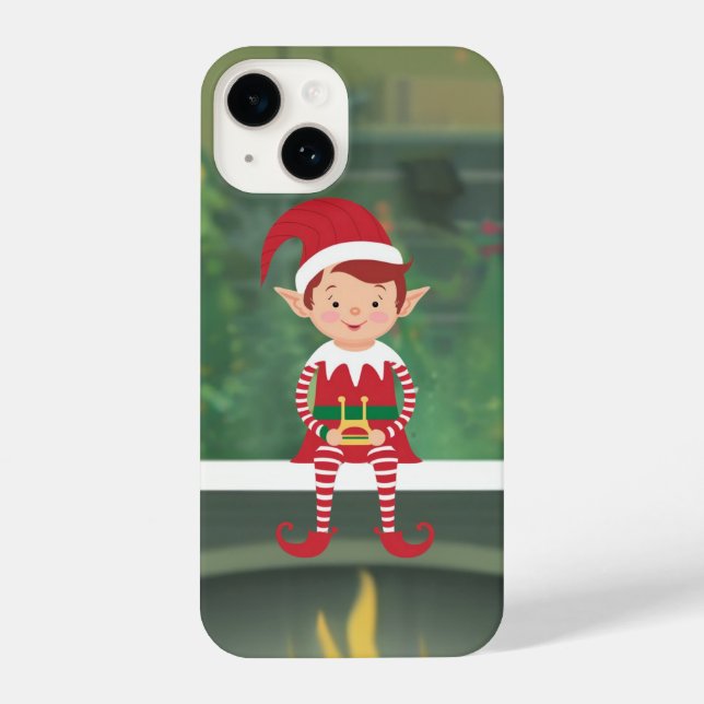 Christmas Elf on Shelf iPhone / iPad case (Back)