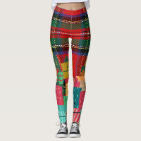 Christmas-Elf On The Shelf Leggings In Presents