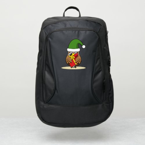 Christmas Elf Owl with Present Port Authority Backpack