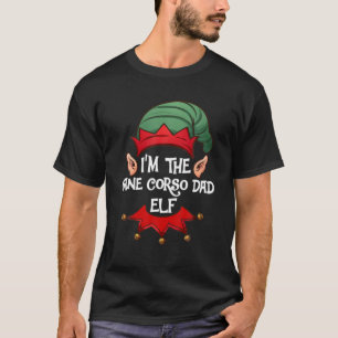 Christmas Elf Pajama Gift I'm The Cane Corso Dad E T-Shirt