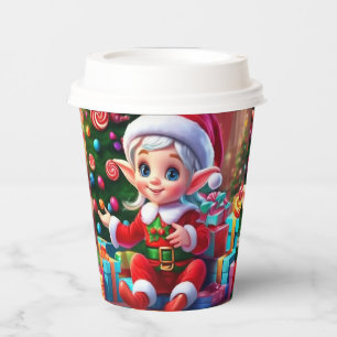Christmas Elf Paper Cups
