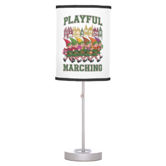 Christmas Elf Parade Table Lamp