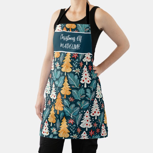 Christmas Elf  Personalized  Apron (Insitu)