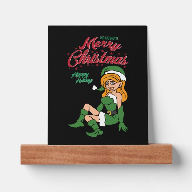 Christmas Elf  Picture Ledge (Front)