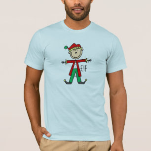 Christmas Elf Stick Figure Shirt