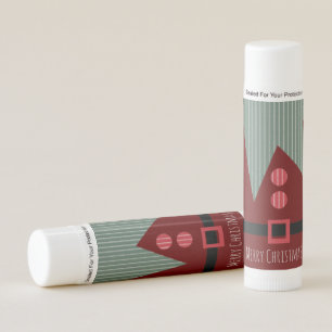 Christmas Elf Suit Holiday Party Lip Balm