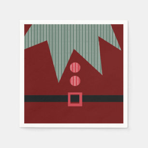 Christmas  Elf Suit Holiday Party  Napkins
