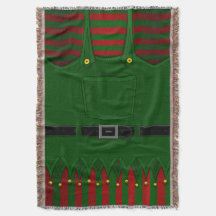 Christmas Elf Throw Blankets Holiday Elf Blankets