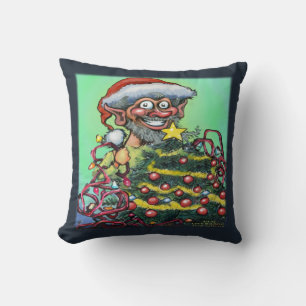 Christmas Elf Throw Pillow