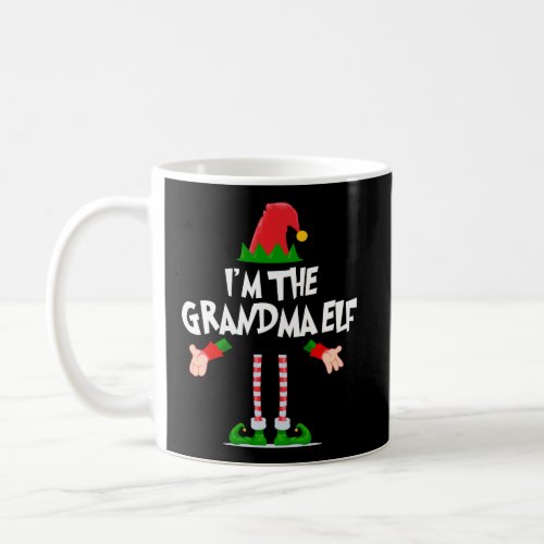 Christmas Elf Tshirt IM The Grandma Elf Matching  Coffee Mug