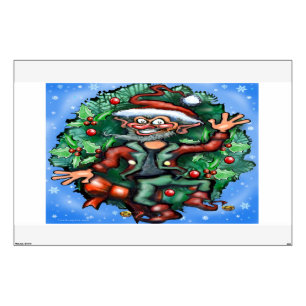 Christmas Elf Wall Decal