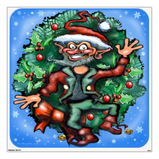 Christmas Elf Wall Sticker