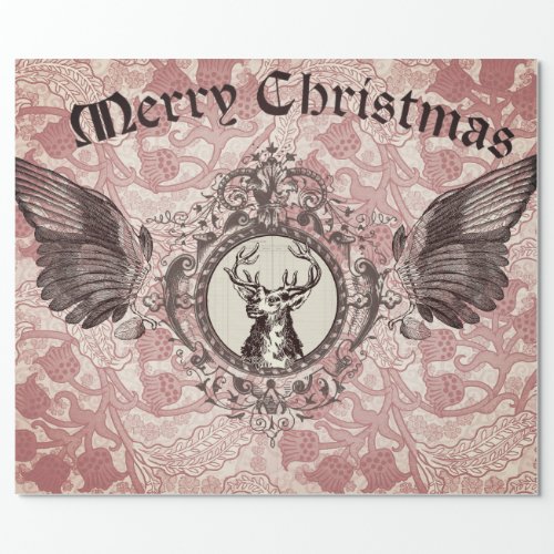 Christmas Elk Decoupage Paper